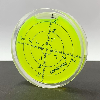 PrecisionPro Bubble Level – 60MM PMMA Precision Alignment Tool