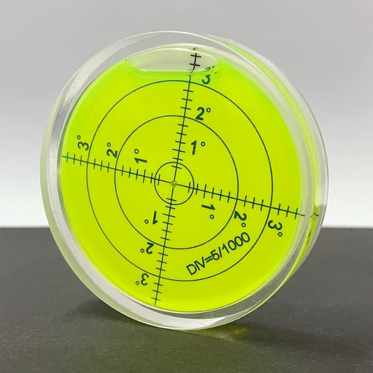 PrecisionPro Bubble Level – 60MM PMMA Precision Alignment Tool