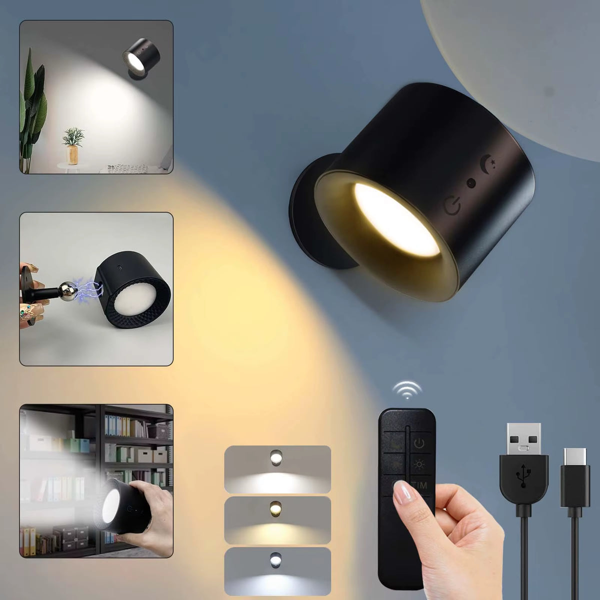 GlowFlex Touch Wall Lamp