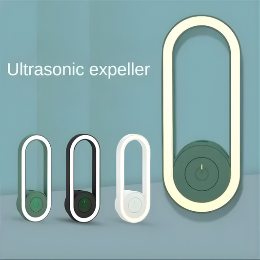 BuzzShield Ultrasonic Mosquito Repeller & LED Night Lamp