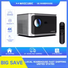 CinemaView 4K Smart Home Projector – Full HD WiFi6 Bluetooth Android 11 Home Theater